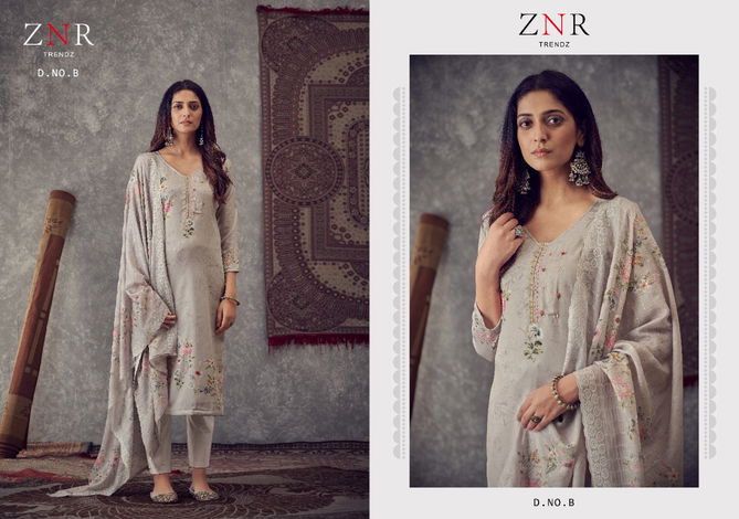 Znr Phool Jam Cotton Fancy Festive Wear Designer Salwar Suits Collection